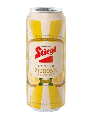 Cerveza clara Stiegl light frutal 500 ml