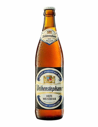 Cerveza clara Weihenstephaner frutal 500 ml