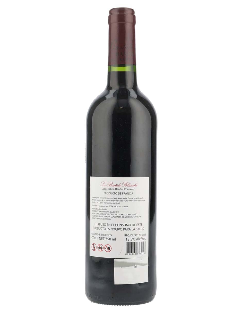 Vino Tinto Mourvèdre Francia 750 Ml
