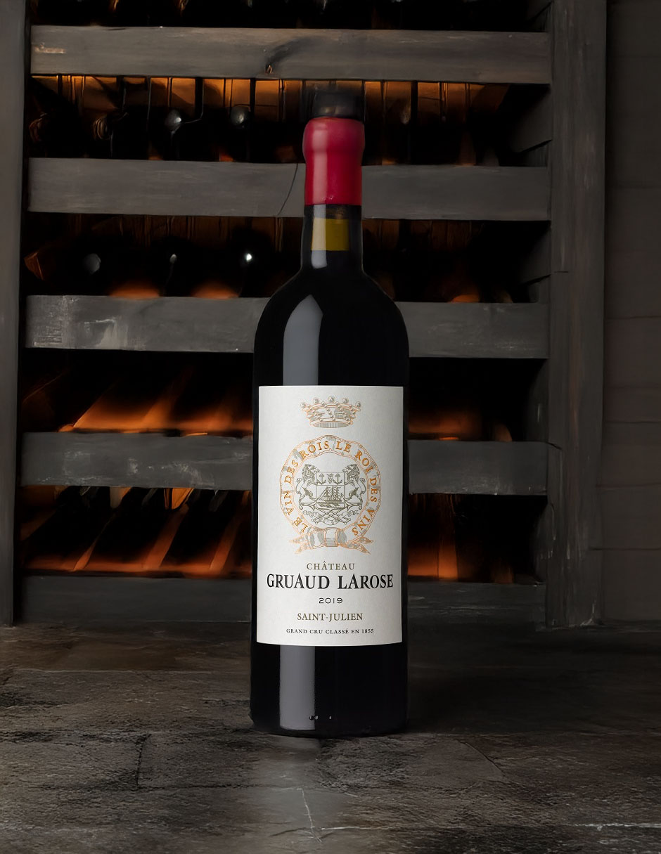 Vino Tinto Chateau Gruaud Larose Cabernet Sauvignon, Merlot Y Cabernet Franc 750 Ml
