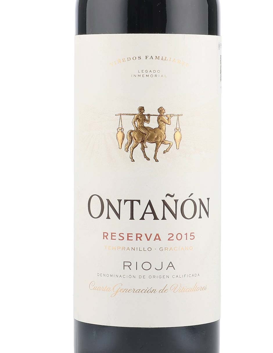 Vino tinto tempranillo Ontañon España 750 ml