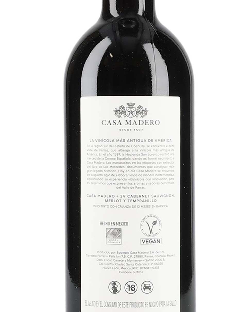 Vino tinto Ensambles Cabernet Sauvignon 750 ml 5