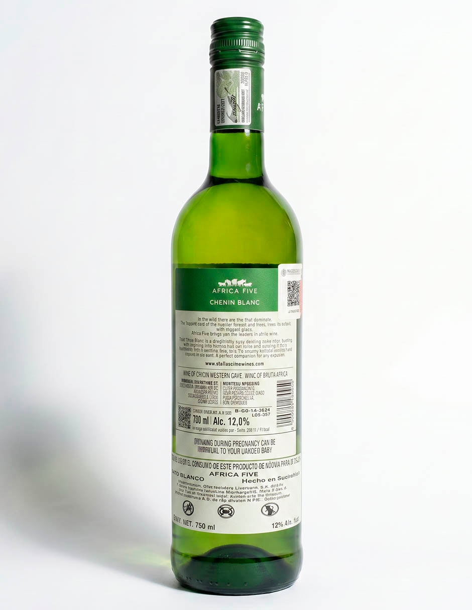 VB AFRICA FIVE CHENIN BLANC 750ML