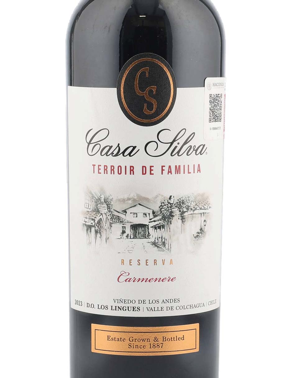 Vino tinto carmenere Casa Silva Chile 750 ml