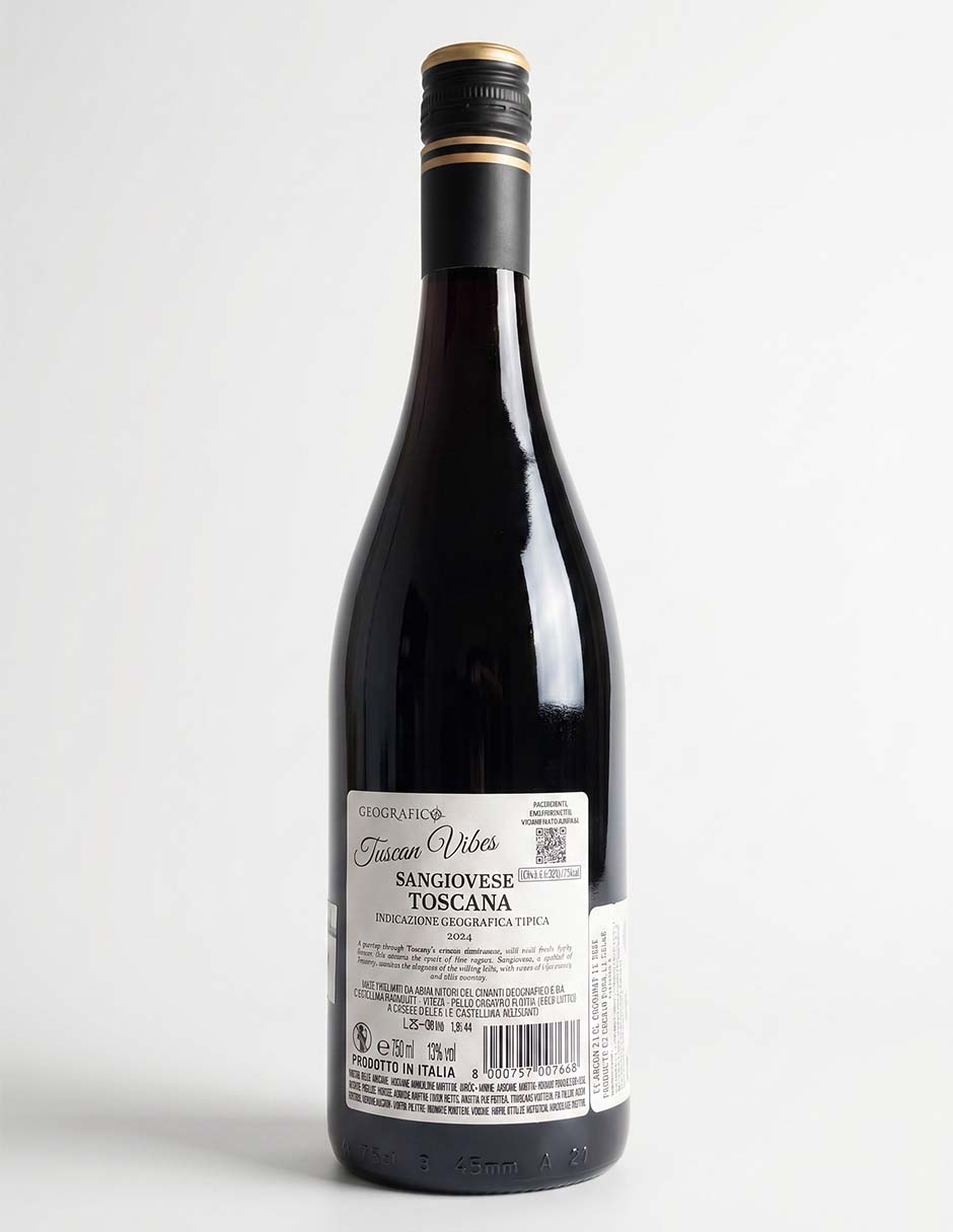Vino tinto sangiovese Piccini Italia 750 ml