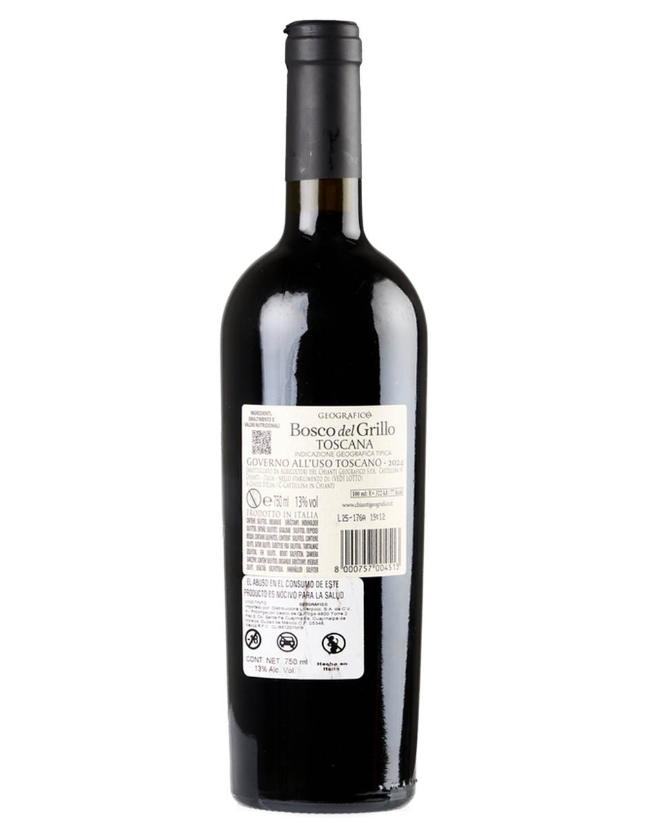 Vino tinto sangiovese Italia 750 ml