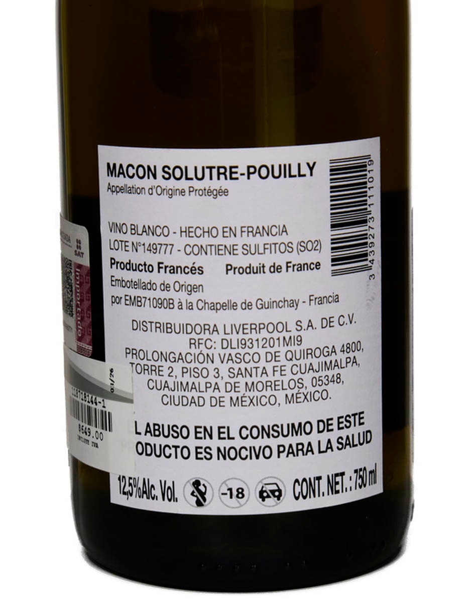 Vino blanco Domaines Auvigue