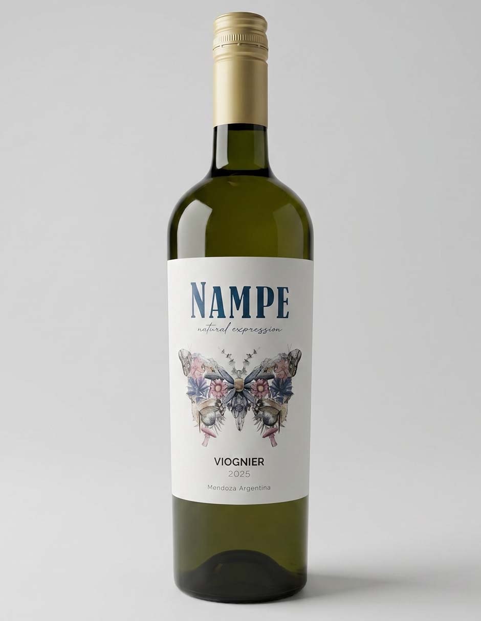 Vino blanco viogner Nampe Argentina 750 ml