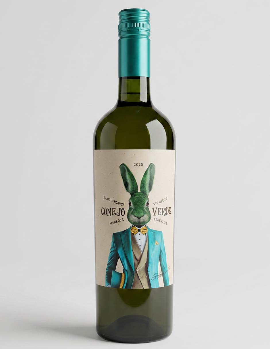 Vino blanco viogner Conejo Verde de Argentina 750 ml