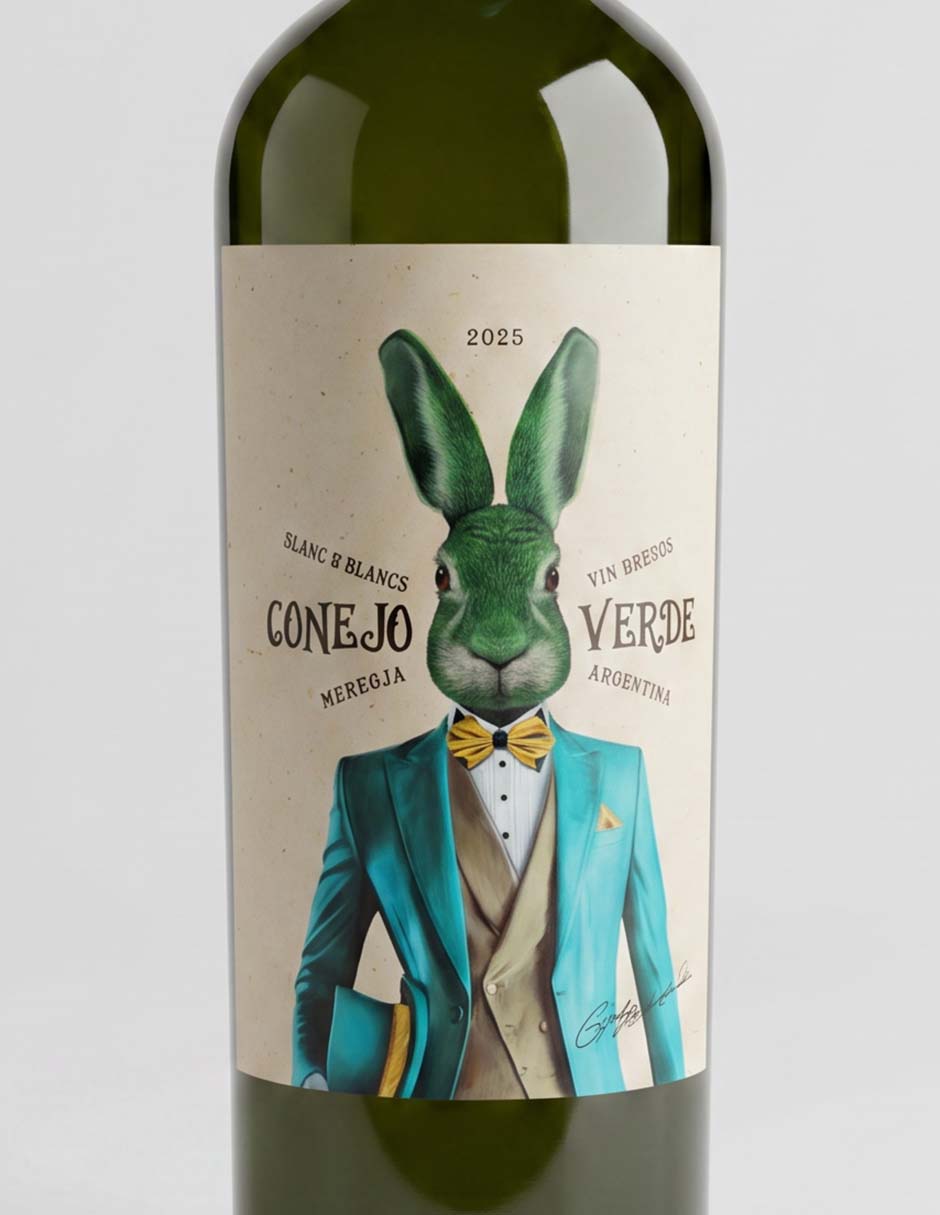 Vino blanco viogner Conejo Verde de Argentina 750 ml