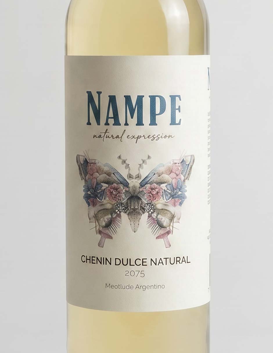 Vino blanco chenin blanc Nampe de Argentina 750 ml