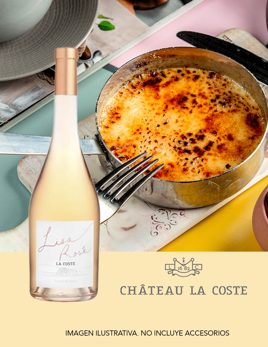 Vino rosado ensamble seco Lisa Rosé 750 ml 2