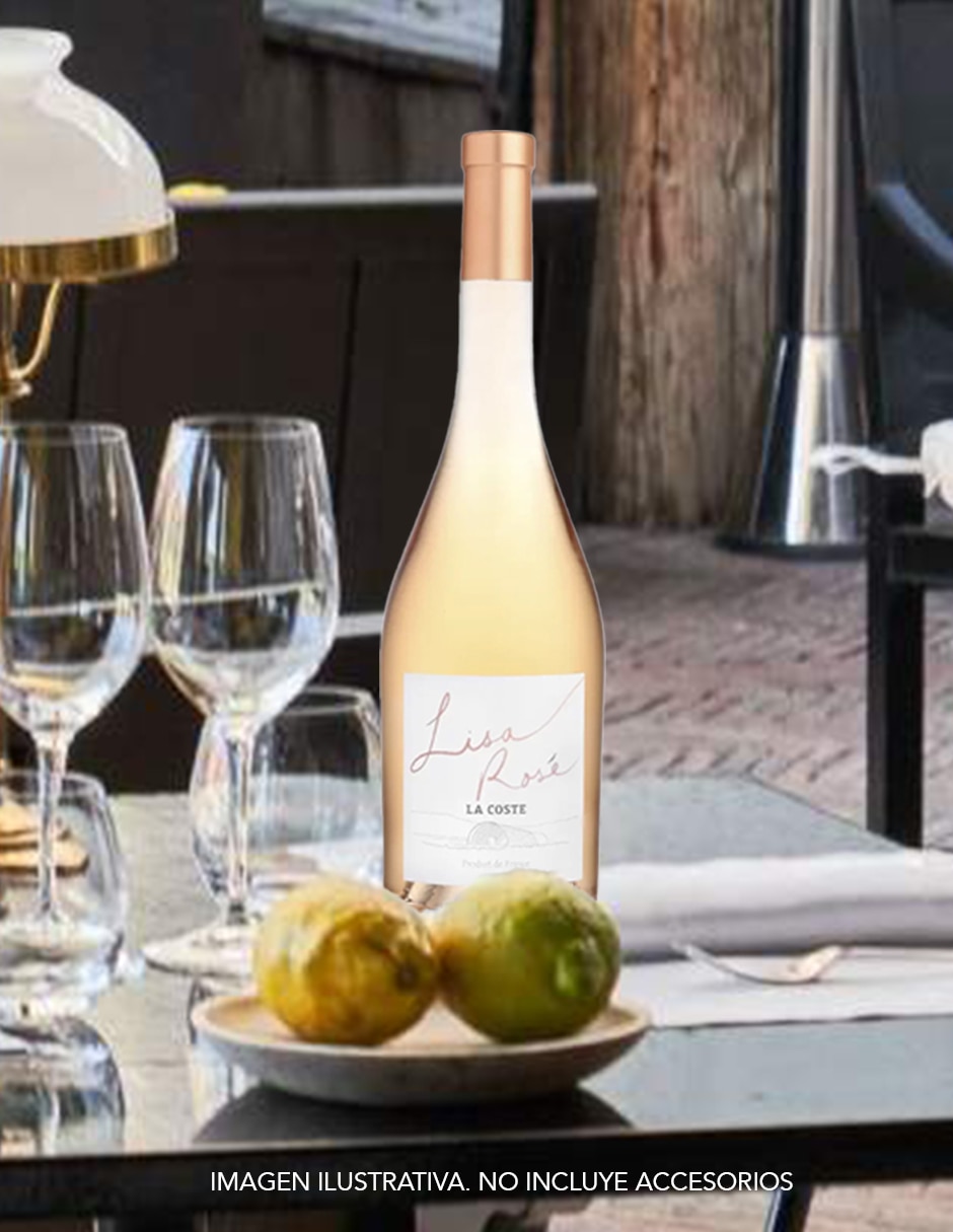 Vino rosado ensamble seco Lisa Rosé 750 ml 3