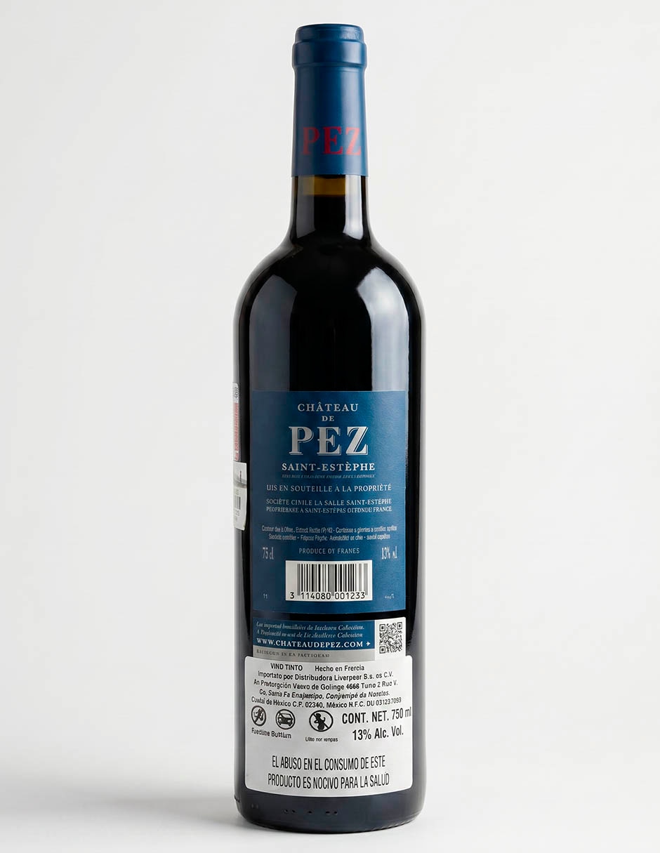 Vino tinto cabernet sauvignon de francia 750 ml