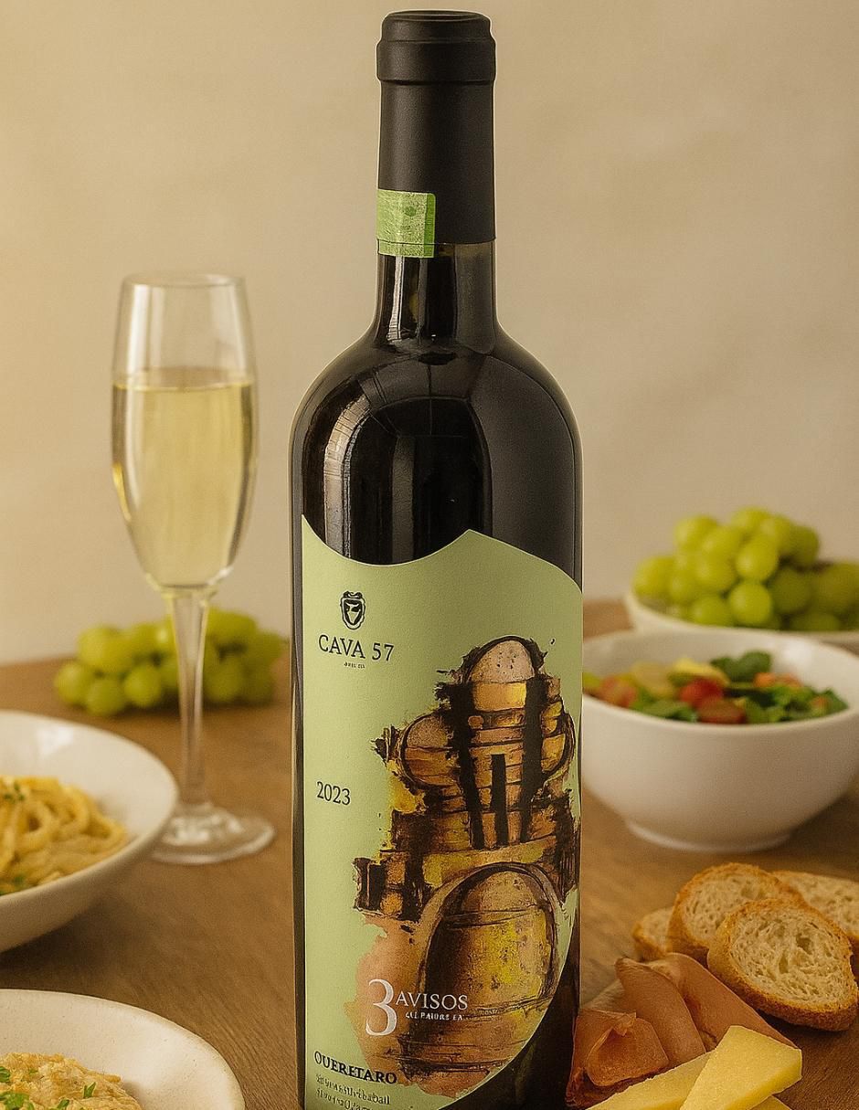 Vino tinto Cava 57 Tres Avisos Crianza malbec 750 ml