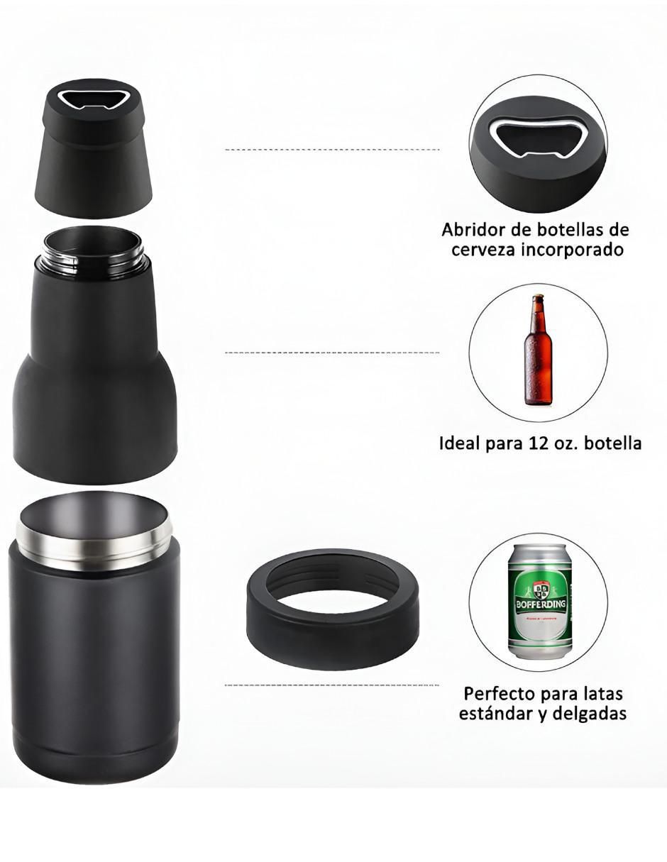 Termo para botella de acero inoxidable con tapa rosca 2