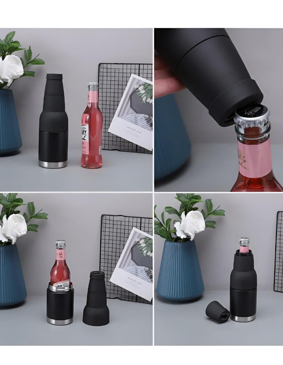 Termo para botella de acero inoxidable con tapa rosca 3