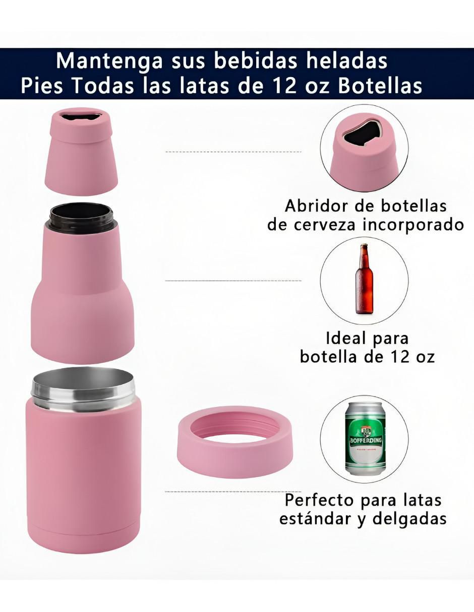 Termo para botella de acero inoxidable con tapa rosca 2