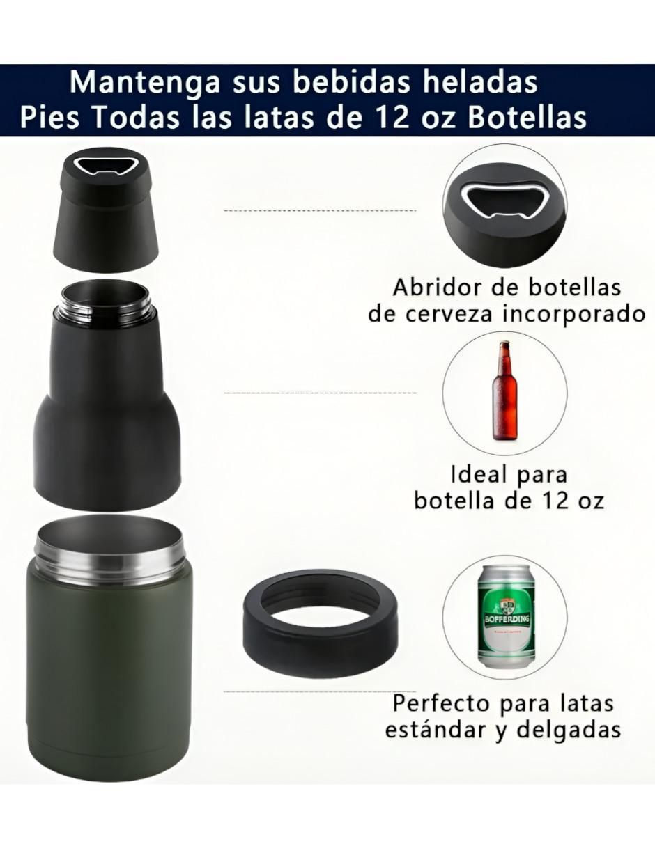 Termo para botella de acero inoxidable con tapa rosca 3
