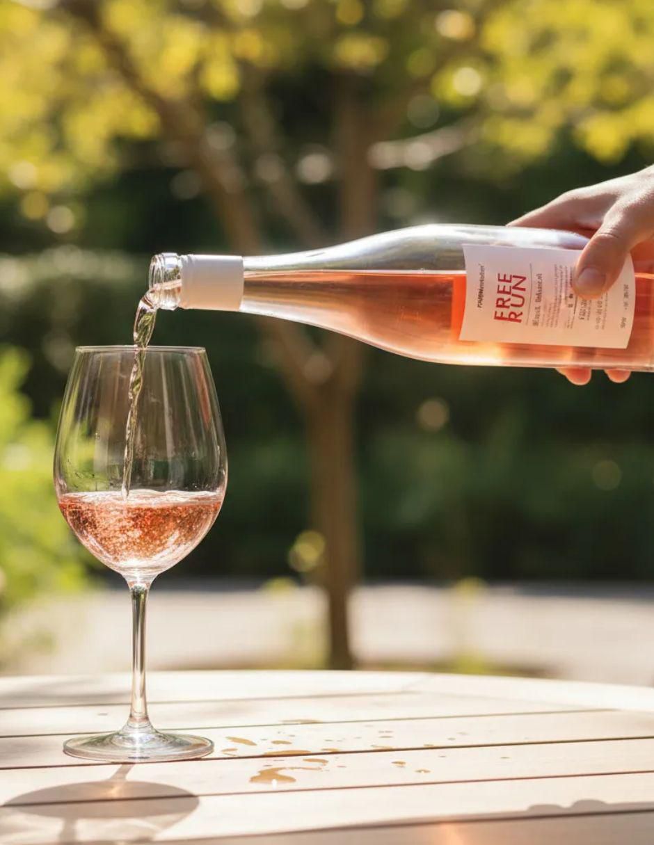 Vino rosado varietal Free Run Juice China 750 ml