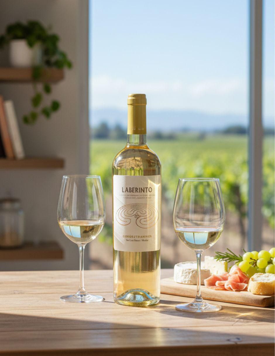 Vino blanco Gewürztraminer Laberinto México 750 ml