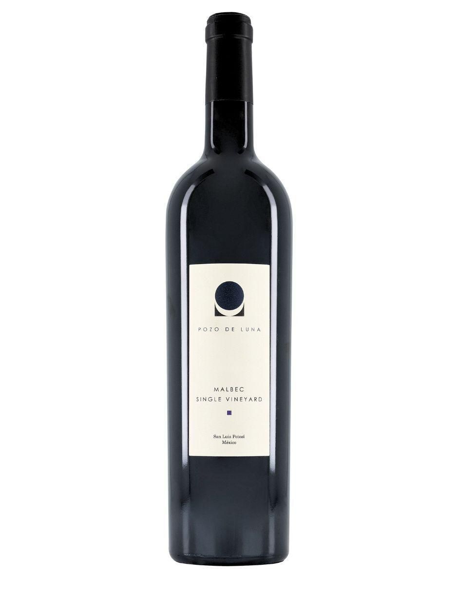Vino tinto malbec Pozo de Luna Single Vineyard México 750 ml