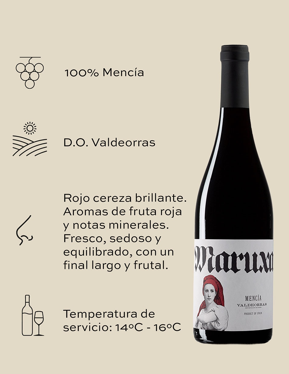 Vino tinto mencia España 750 ml 3