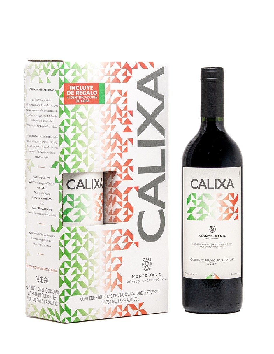 Vino tinto airen y palomino Calixa México 1.5 L 1
