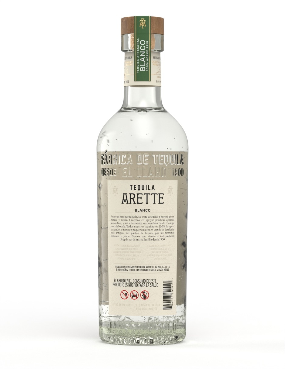 Tequila Arette tipo blanco 700 ml