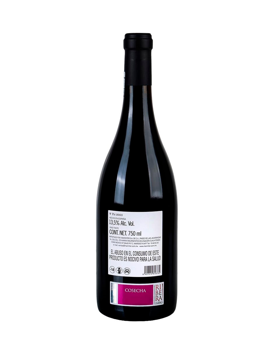 Vino tinto tempranillo España 750 ml