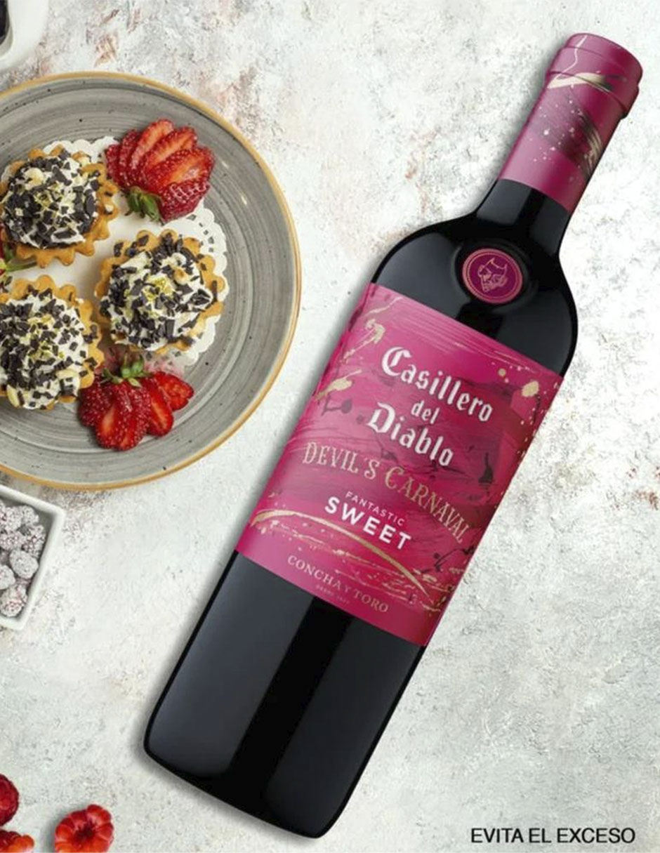 Vino tinto blend Casillero del diablo devil´s collection valle central 750 ml 2