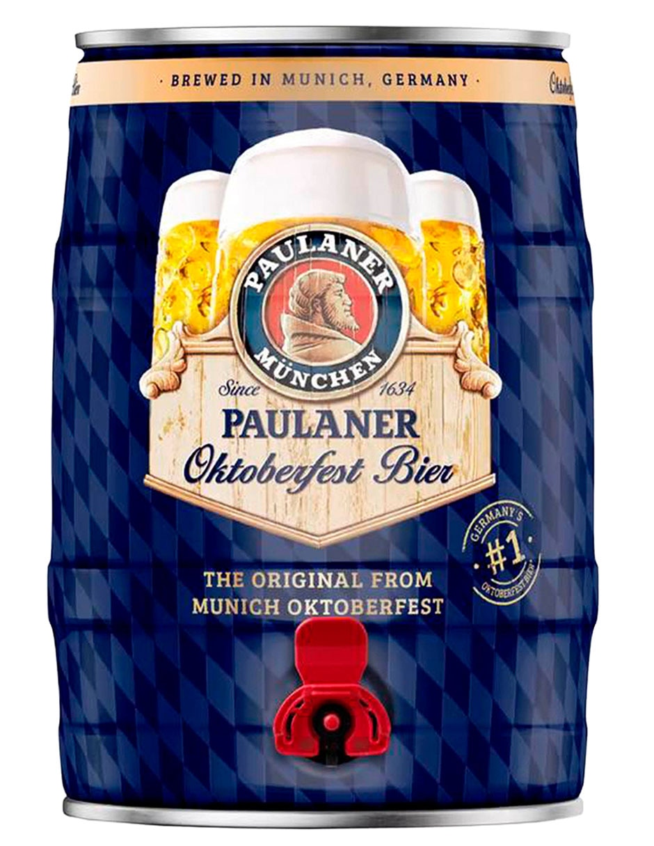 Cerveza clara barril 5 L