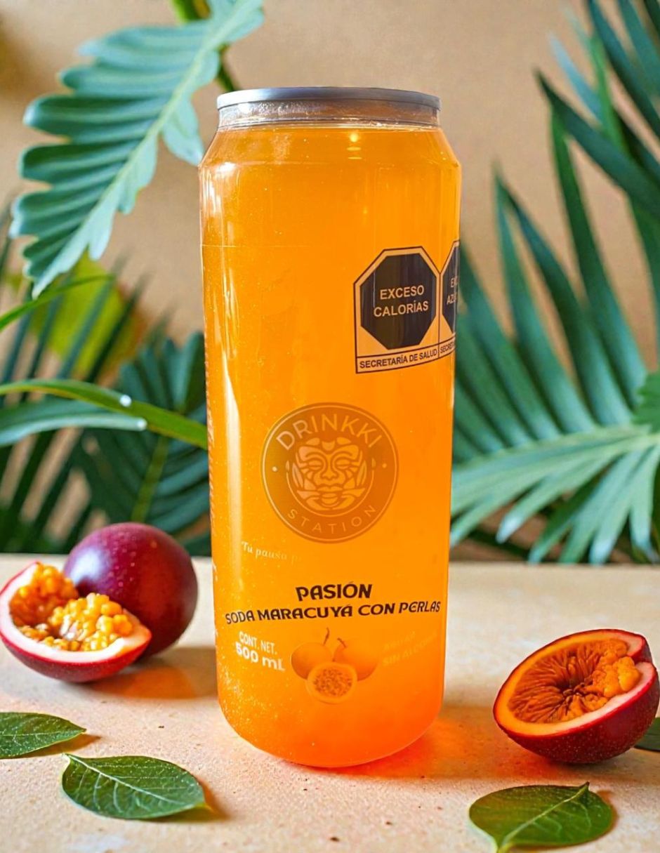 Jugo espumoso sabor maracuyá de 500 ml 3