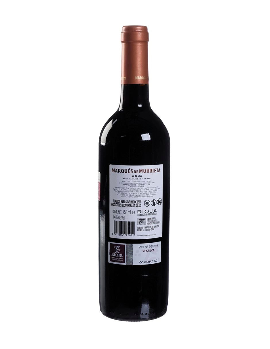 Vino tinto Tempranillo España de 750 ml 3