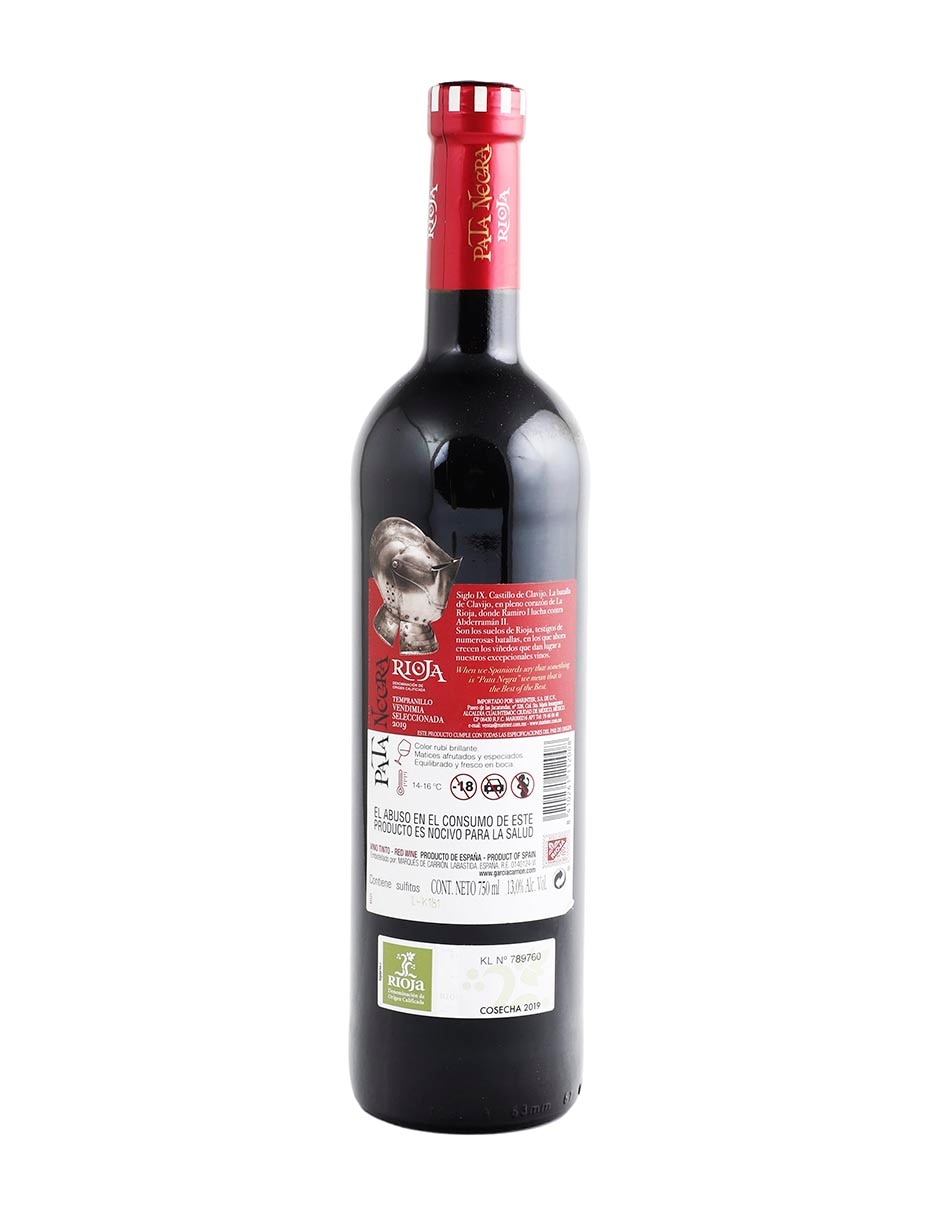 Vino tinto Tempranillo España de 750 ml 3