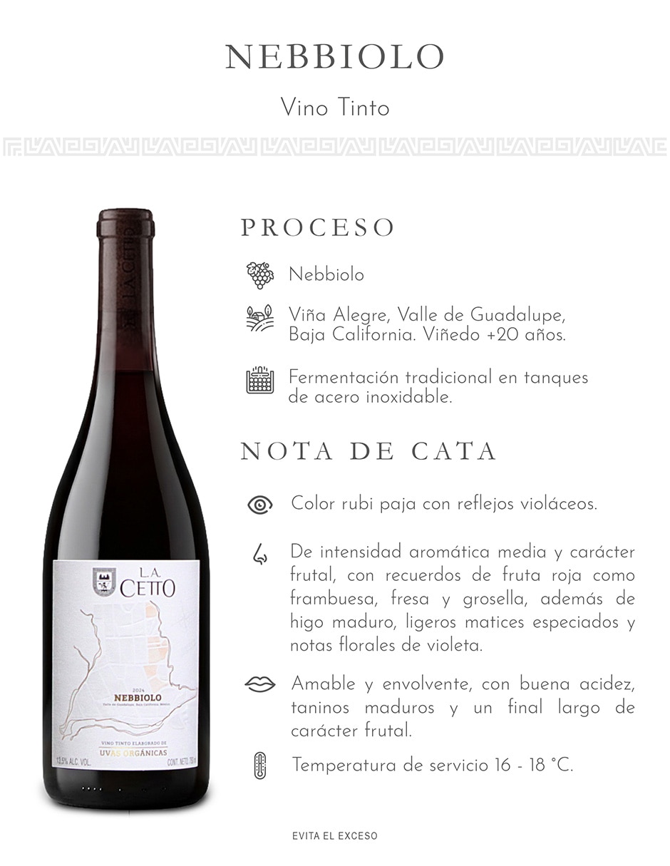 Set de vino tinto Varietal Uvas Orgánicas México 5
