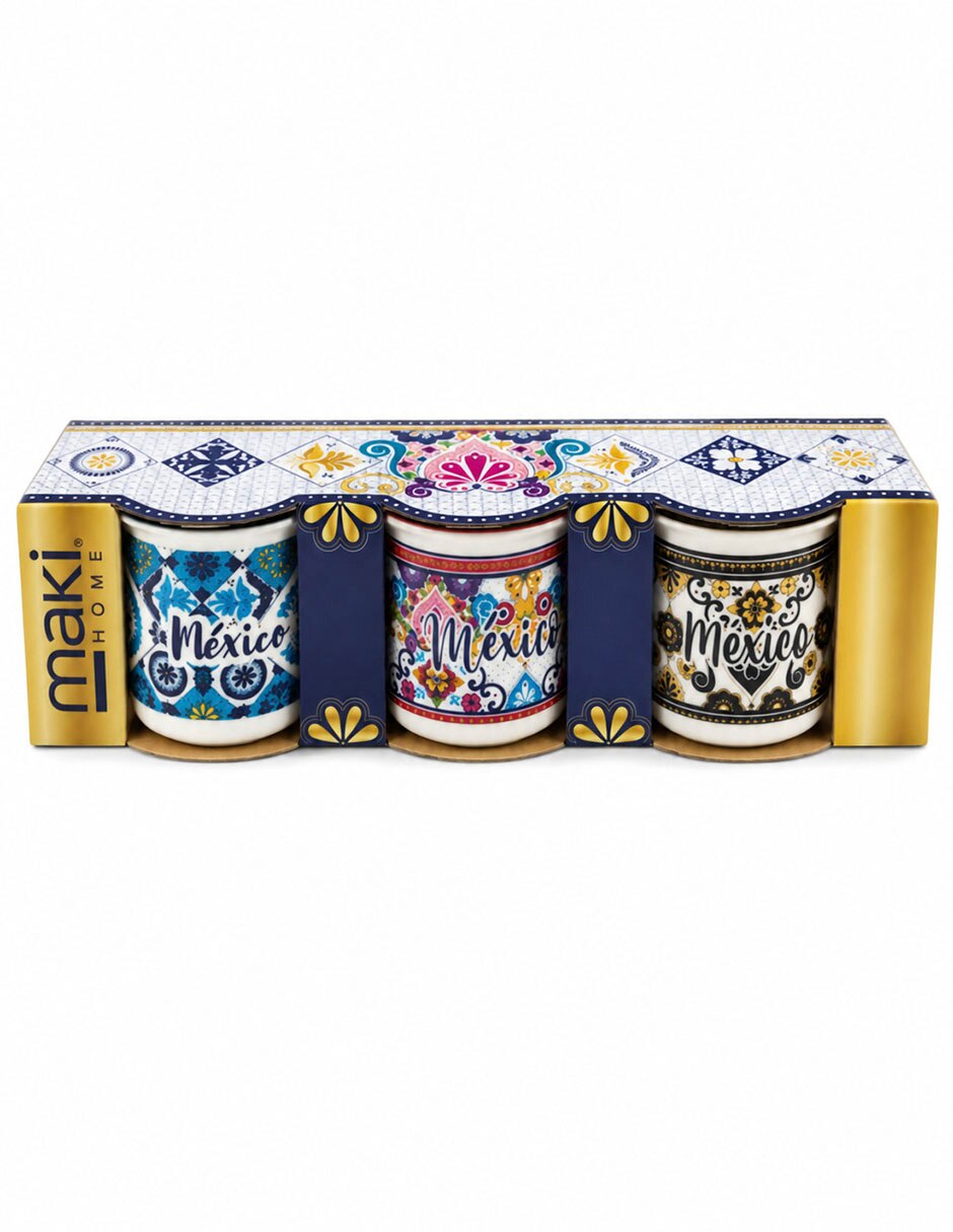 Kit tequilero de Porcelana 3