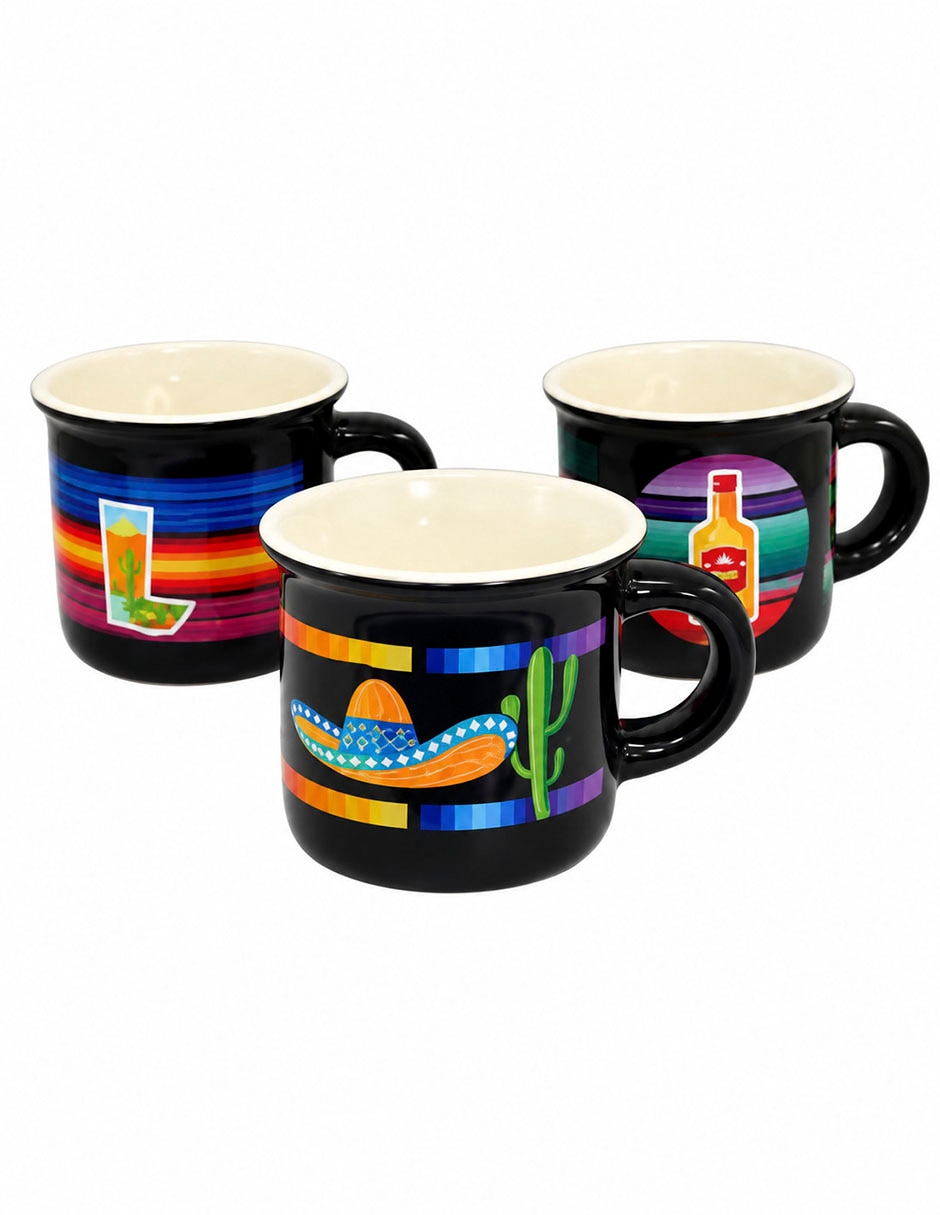 Kit tequilero de Porcelana Kit tequilero de Porcelana