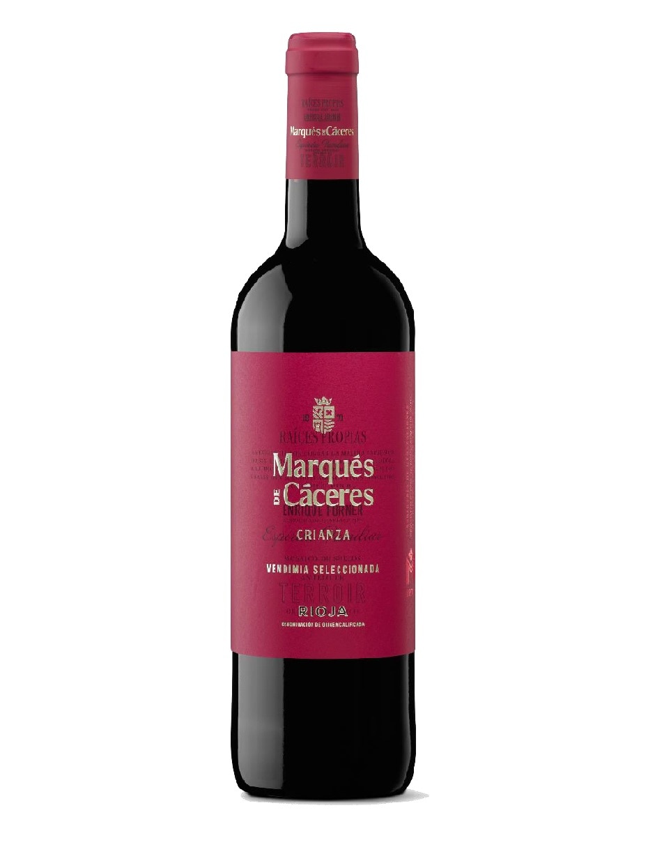 Vino tinto marqués de cáceres tempranillo 750 ml
